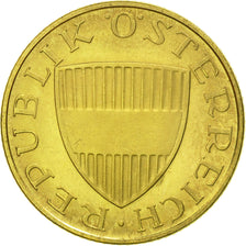 Coin, Austria, 50 Groschen, 1968, MS(63), Aluminum-Bronze, KM:2885