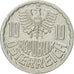 Coin, Austria, 10 Groschen, 1980, Vienna, MS(63), Aluminum, KM:2878