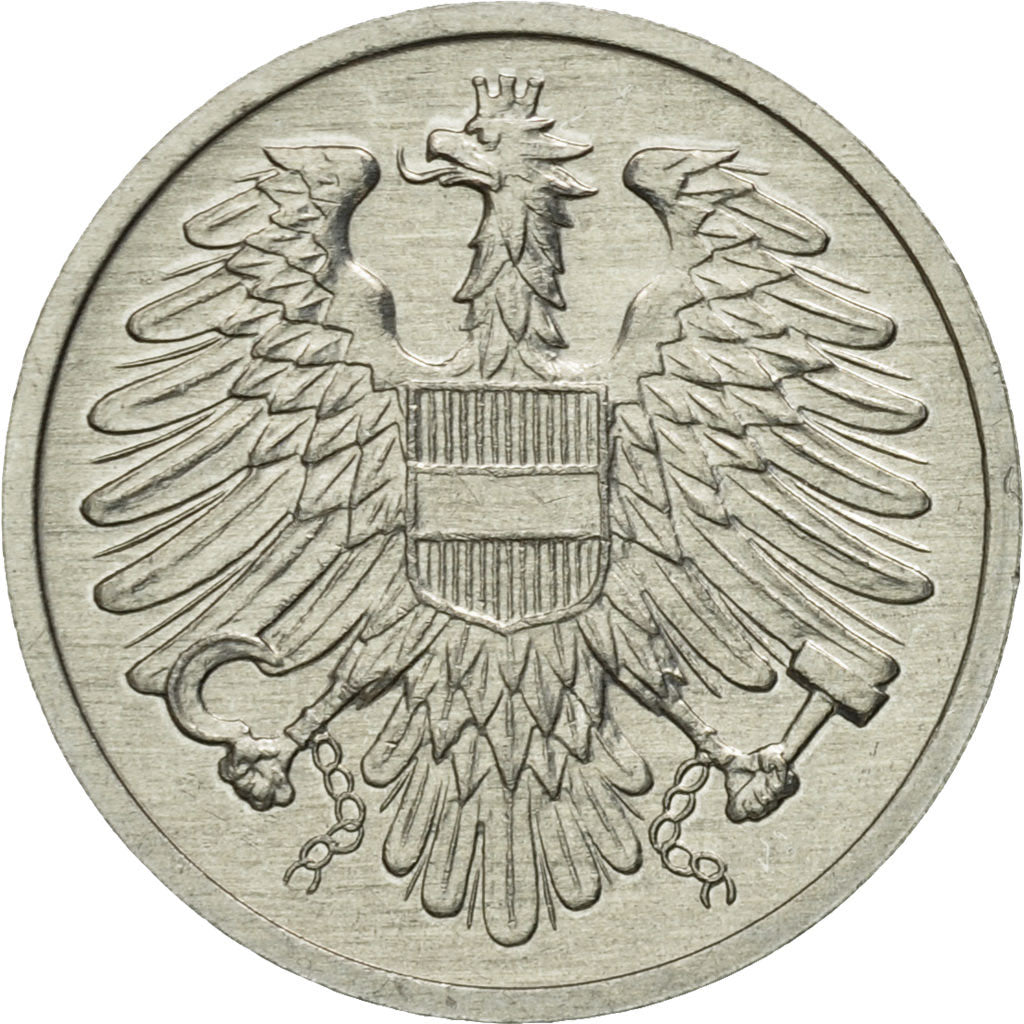 Coin, Austria, 2 Groschen, 1993, MS(63), Aluminum, KM:2876