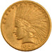 Stati Uniti, Indian Head, $10, Eagle, 1908, U.S. Mint, Denver, BB, Oro, KM:130