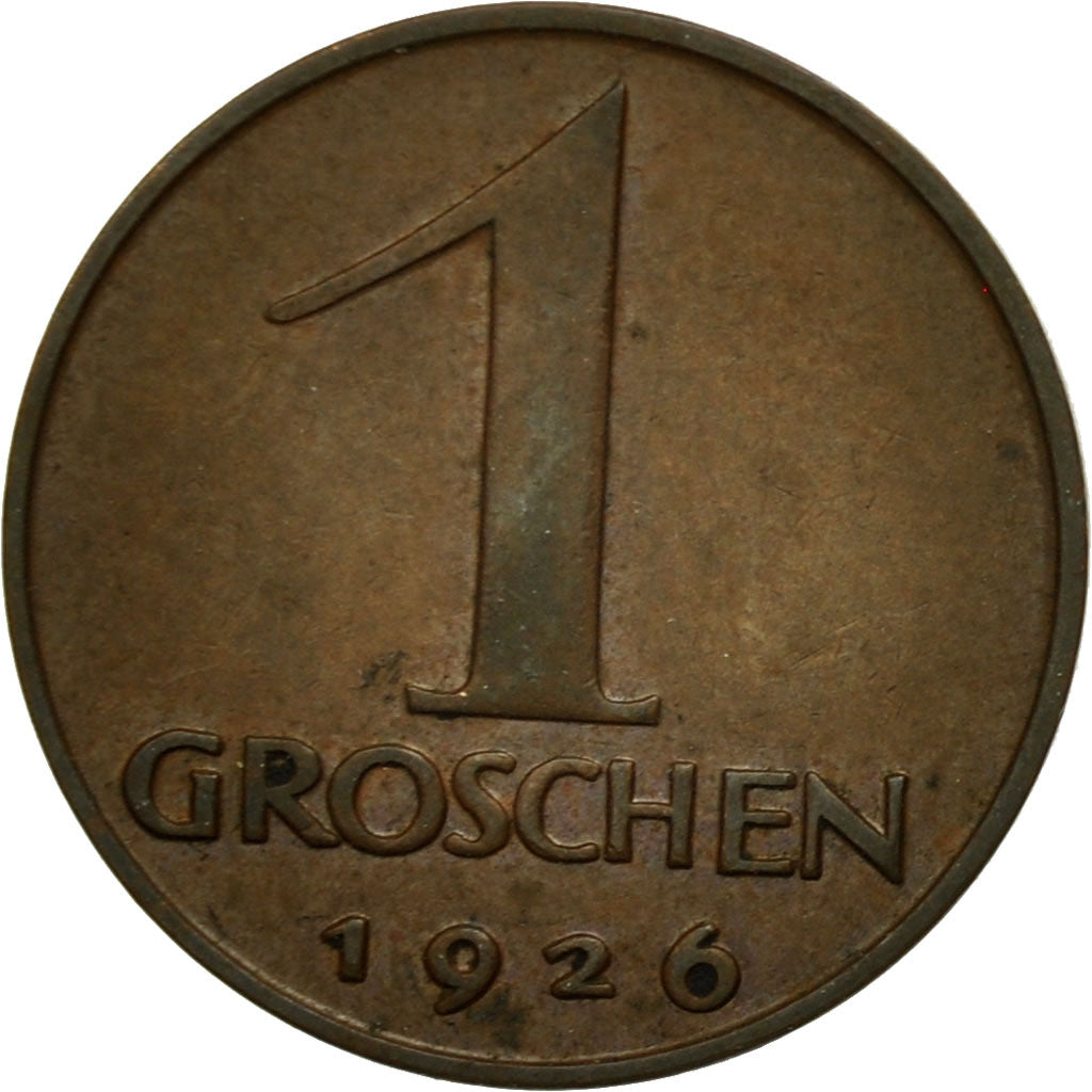 Munten, Oostenrijk, Groschen, 1926, PR, Bronze, KM:2836