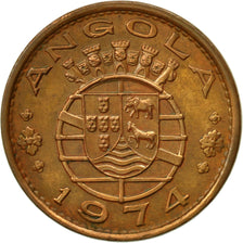 Coin, Angola, Escudo, 1974, EF(40-45), Bronze, KM:76