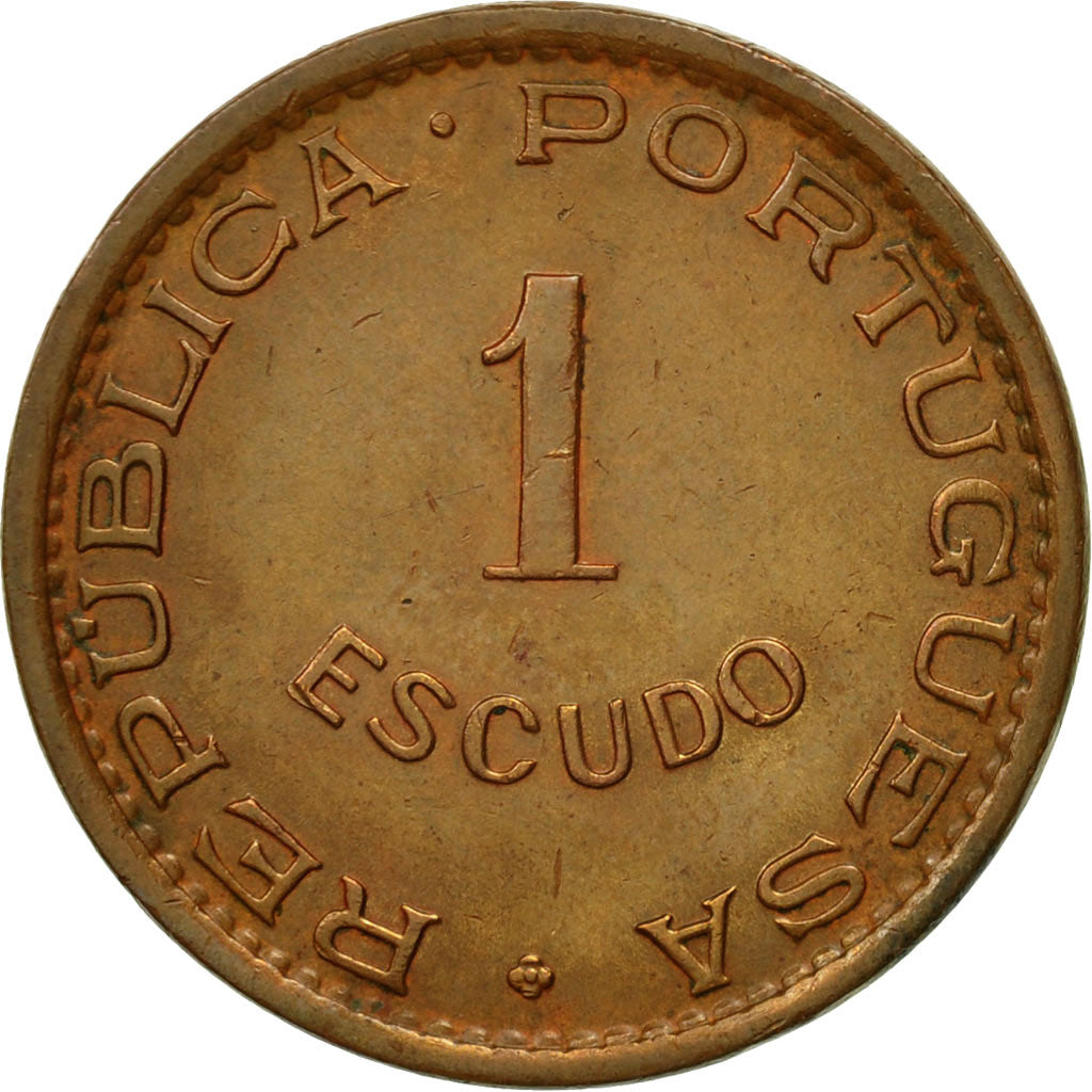 Coin, Angola, Escudo, 1974, EF(40-45), Bronze, KM:76