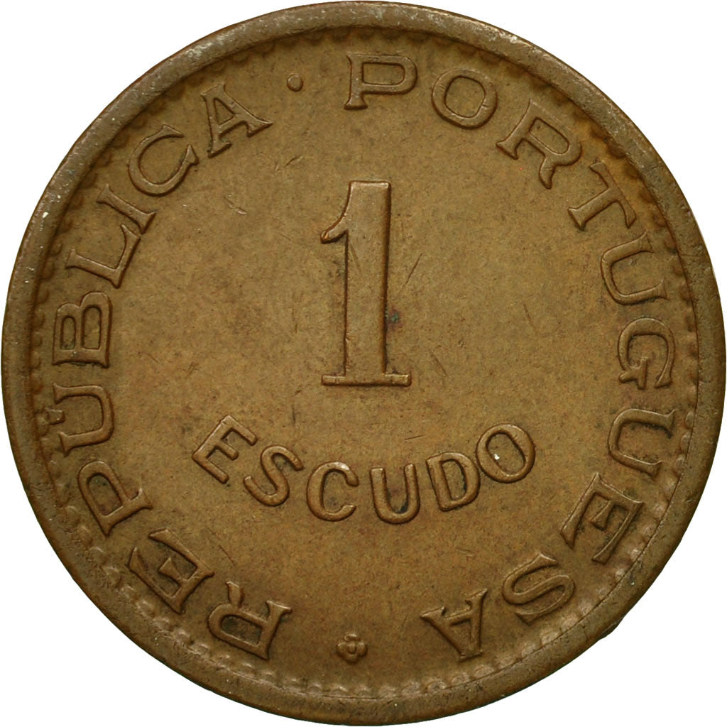 Coin, Angola, Escudo, 1965, EF(40-45), Bronze, KM:76