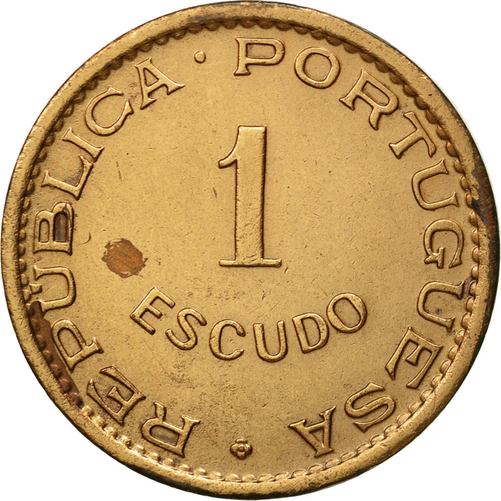 Coin, Angola, Escudo, 1953, EF(40-45), Bronze, KM:76