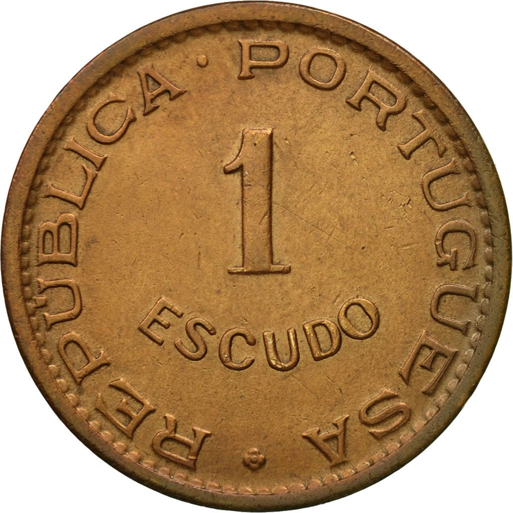 Coin, Angola, Escudo, 1965, EF(40-45), Bronze, KM:76