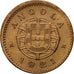 Coin, Angola, Centavo, 1921, EF(40-45), Bronze, KM:60