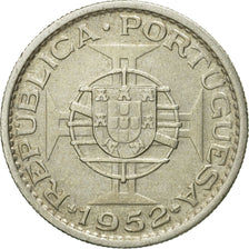 Coin, Angola, 10 Escudos, 1952, EF(40-45), Silver, KM:73