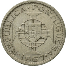 Coin, Angola, 2-1/2 Escudos, 1967, EF(40-45), Copper-nickel, KM:77