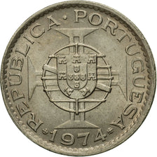 Coin, Angola, 2-1/2 Escudos, 1974, EF(40-45), Copper-nickel, KM:77