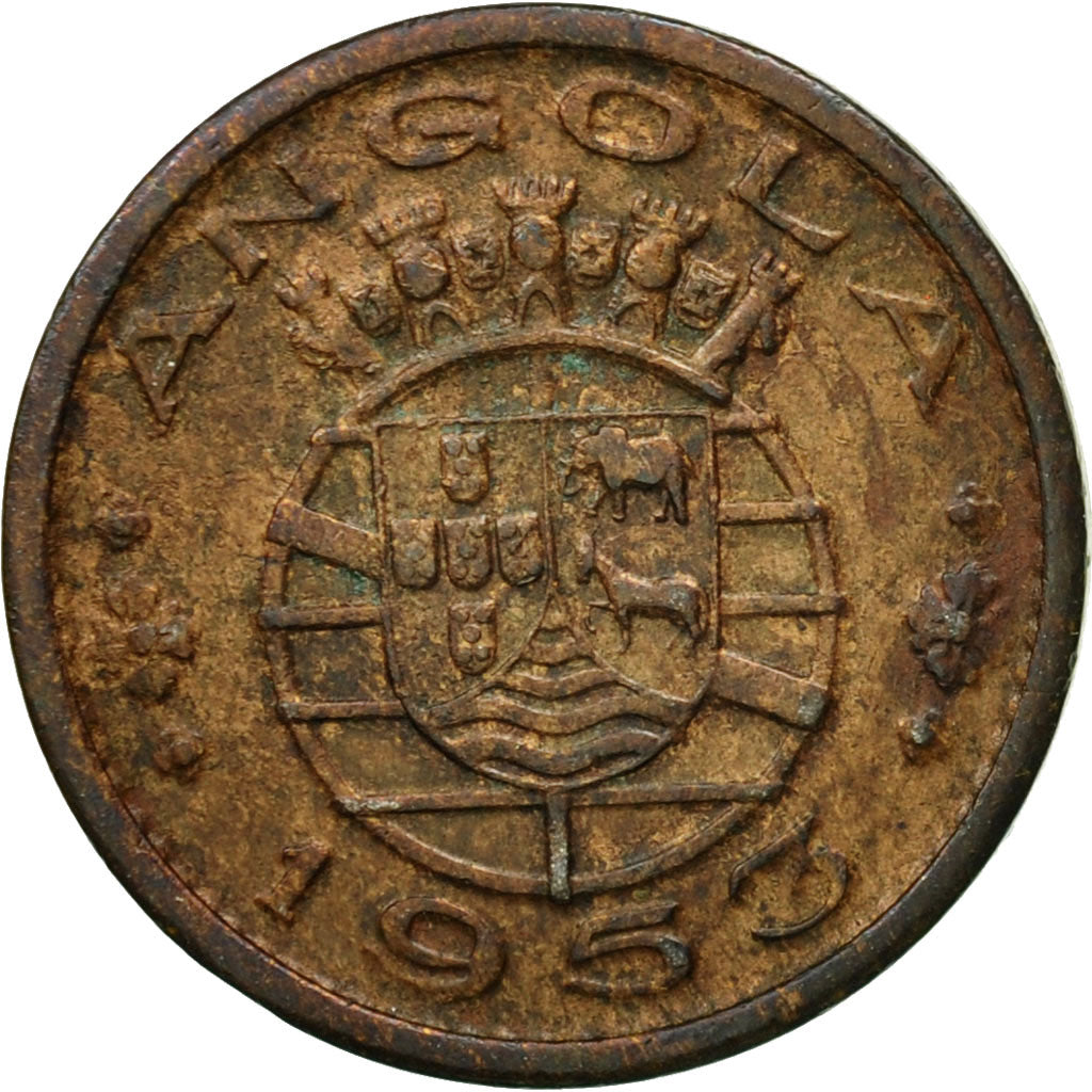Monnaie, Angola, 50 Centavos, 1953, TTB, Bronze, KM:75