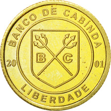 Monnaie, CABINDA, 5 Centavos, 2001, SPL, Laiton, KM:2