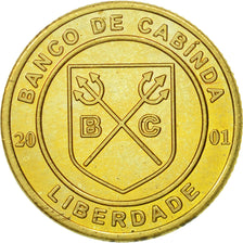 Moneta, CABINDA, Centavo, 2001, SPL, Ottone, KM:1