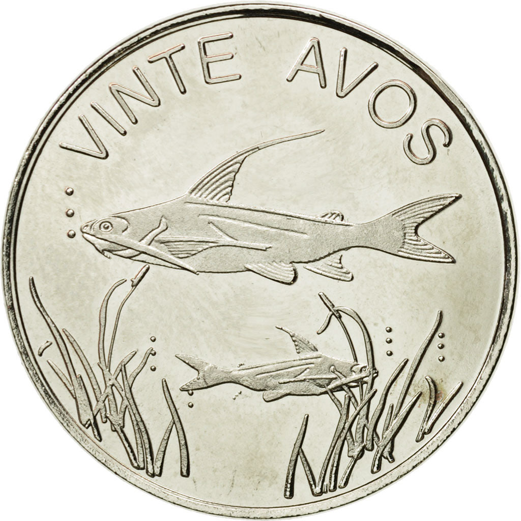 Coin, CABINDA, 20 Avos, 2009, MS(63), Nickel Clad Steel, KM:29