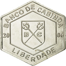 Coin, CABINDA, 25 Centavos, 2006, MS(63), Nickel Clad Steel, KM:12