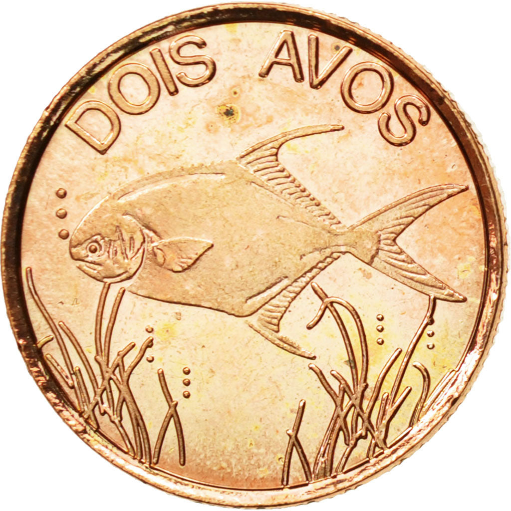 Coin, CABINDA, 2 Avos, 2009, MS(63), Copper Plated Steel, KM:26