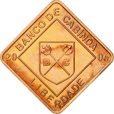 Coin, CABINDA, 2 Centavos, 2006, MS(63), Copper Plated Steel, KM:11
