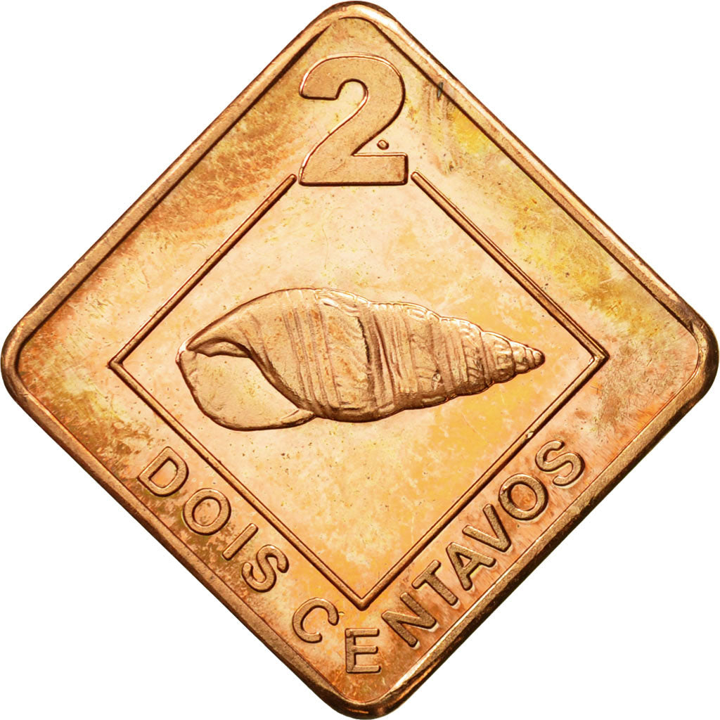 Coin, CABINDA, 2 Centavos, 2008, MS(63), Copper Plated Steel, KM:15