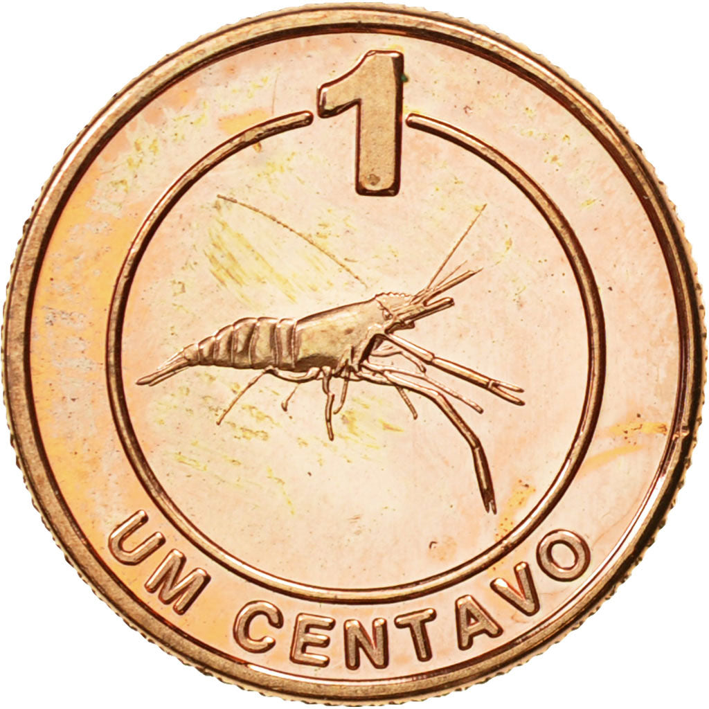 Coin, CABINDA, Centavo, 2008, MS(63), Copper Plated Steel, KM:14