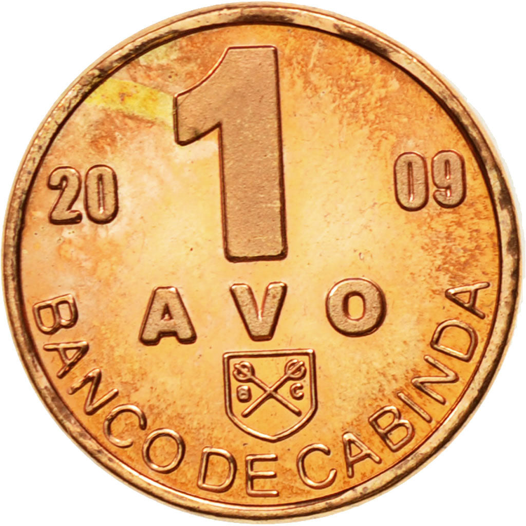 Coin, CABINDA, Avo, 2009, MS(63), Copper Plated Steel, KM:25