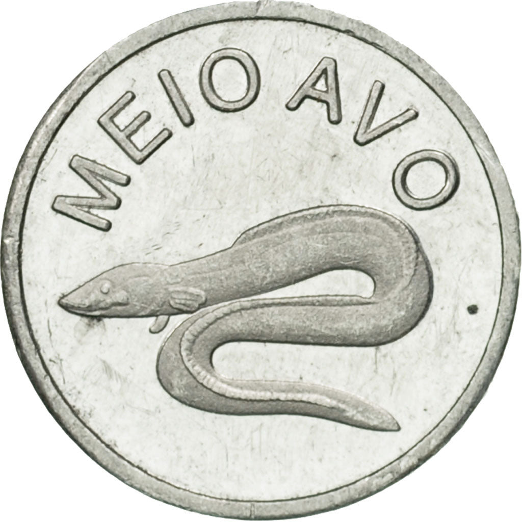 Coin, CABINDA, 1/2 Avo, 2010, MS(63), Aluminum, KM:34