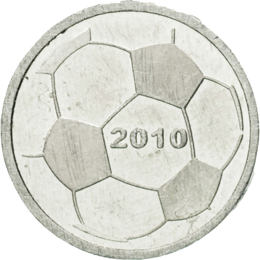 Coin, CABINDA, 1/2 Avo, 2010, MS(63), Aluminum, KM:34