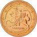 Münze, Lithuania, 2 Euro Cent, 2015, UNZ, Copper Plated Steel