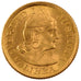 PERU, 1/2 Libra, Pound, 1964, KM #209, MS(60-62), Gold, 3.99