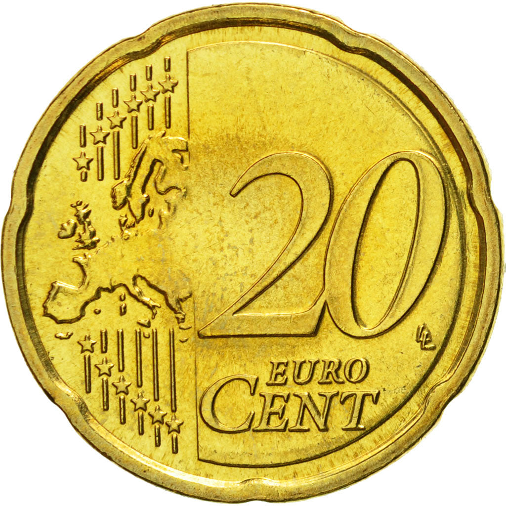 Coin, Lithuania, 20 Euro Cent, 2015, MS(63), Brass