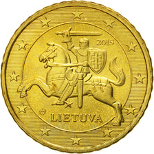 Moneta, Lituania, 50 Euro Cent, 2015, SPL, Ottone