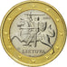 Coin, Lithuania, Euro, 2015, MS(63), Bi-Metallic