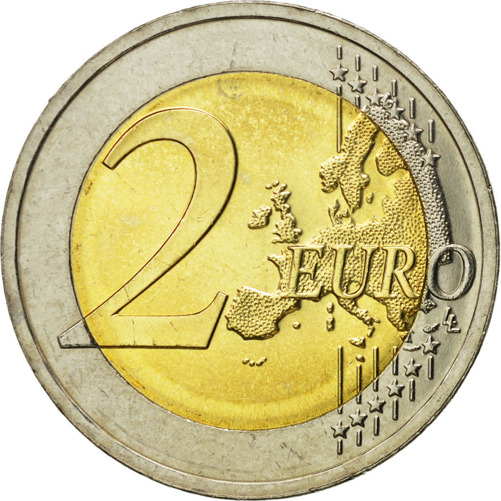 Coin, Lithuania, 2 Euro, 2015, MS(63), Bi-Metallic