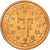 Portugal, 2 Euro Cent, 2002, Lisbon, MS(65-70), Miedź platerowana stalą