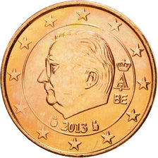 Belgium, 2 Euro Cent, 2013, MS(65-70), Copper Plated Steel, KM:275