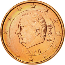 Belgio, Euro Cent, 2013, FDC, Acciaio placcato rame, KM:274