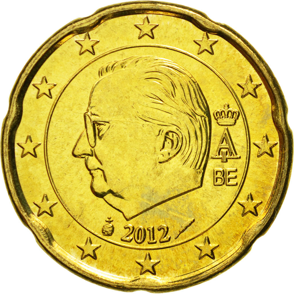 België, 20 Euro Cent, 2012, FDC, Tin, KM:278