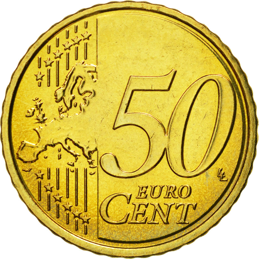 Belgium, 50 Euro Cent, 2014, MS(65-70), Brass