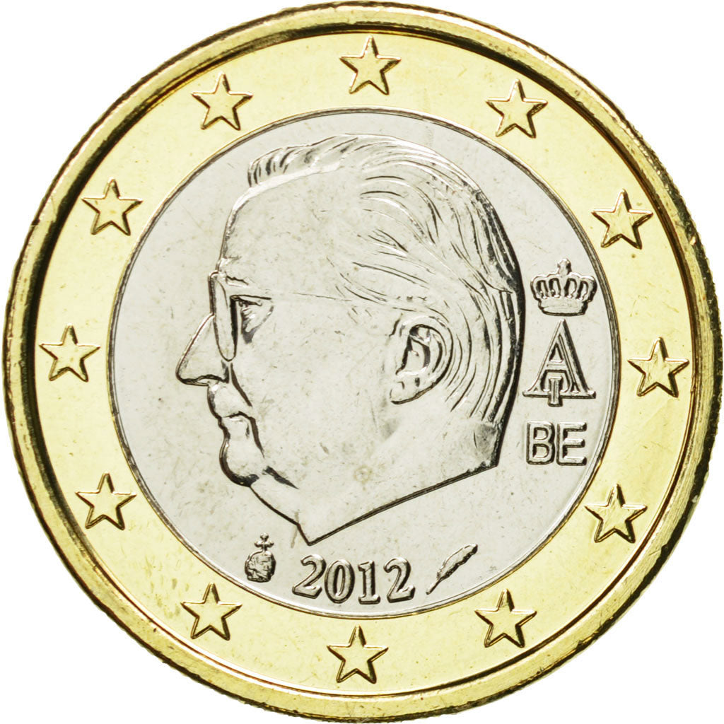 Belgium, Euro, 2012, MS(65-70), Bi-Metallic, KM:280