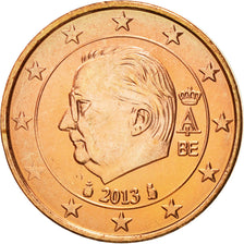 Belgium, 2 Euro Cent, 2013, MS(65-70), Copper Plated Steel, KM:275
