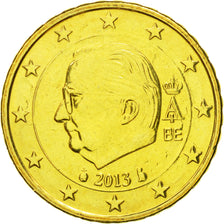 Belgium, 10 Euro Cent, 2013, MS(65-70), Brass, KM:277