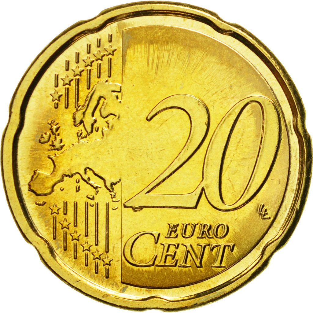 Belgium, 20 Euro Cent, 2011, MS(65-70), Brass, KM:278