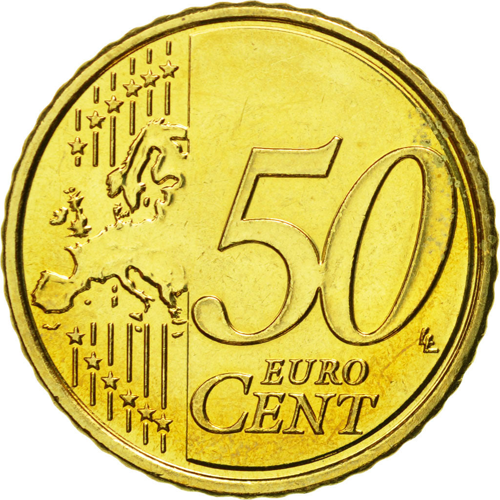 Belgium, 50 Euro Cent, 2012, MS(65-70), Brass, KM:279