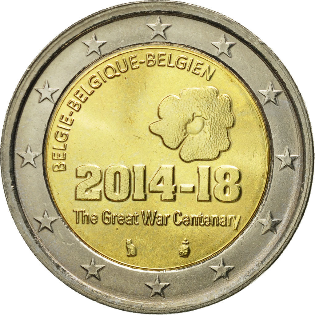Belgium, 2 Euro, 2018, MS(65-70), Bi-Metallic