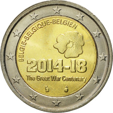 Belgium, 2 Euro, 2018, MS(65-70), Bi-Metallic