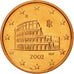 Italy, 5 Euro Cent, 2002, MS(65-70), Copper Plated Steel, KM:212