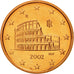Italy, 5 Euro Cent, 2002, MS(65-70), Copper Plated Steel, KM:212