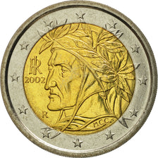 Italy, 2 Euro, 2002, MS(65-70), Bi-Metallic, KM:217