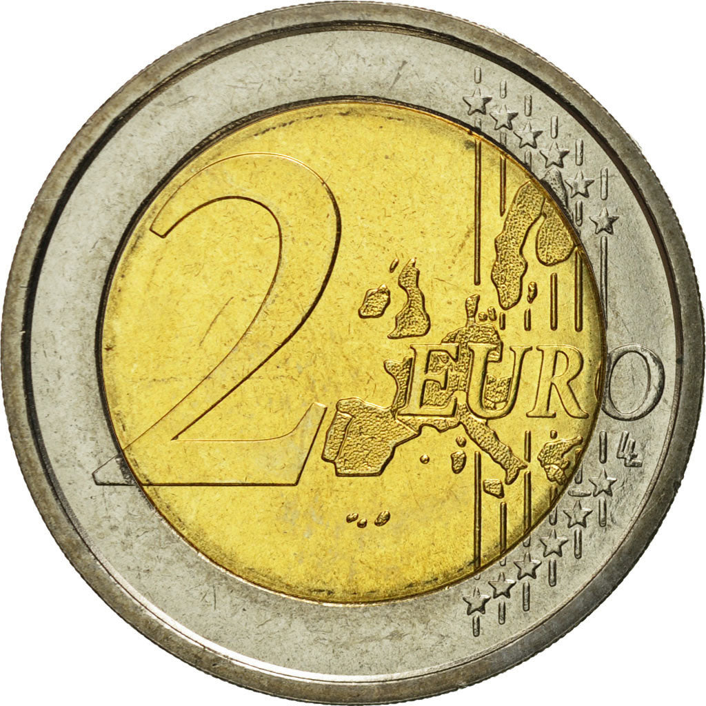 Italy, 2 Euro, 2002, MS(65-70), Bi-Metallic, KM:217