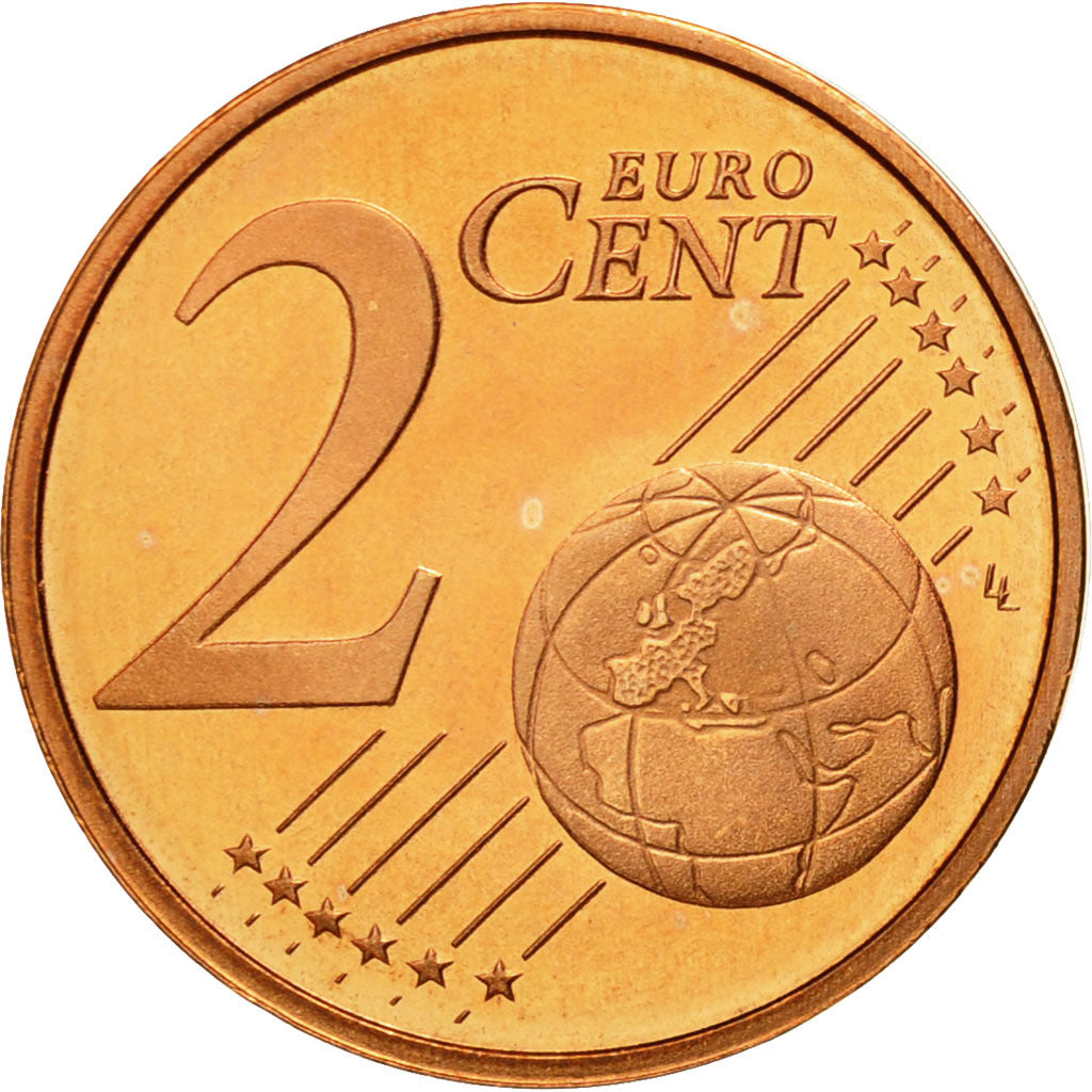 Luxembourg, 2 Euro Cent, 2003, MS(65-70), Copper Plated Steel, KM:76