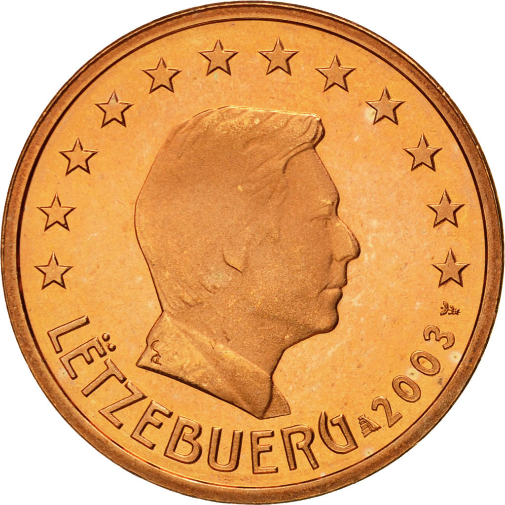 Luxembourg, 5 Euro Cent, 2003, MS(65-70), Copper Plated Steel, KM:77